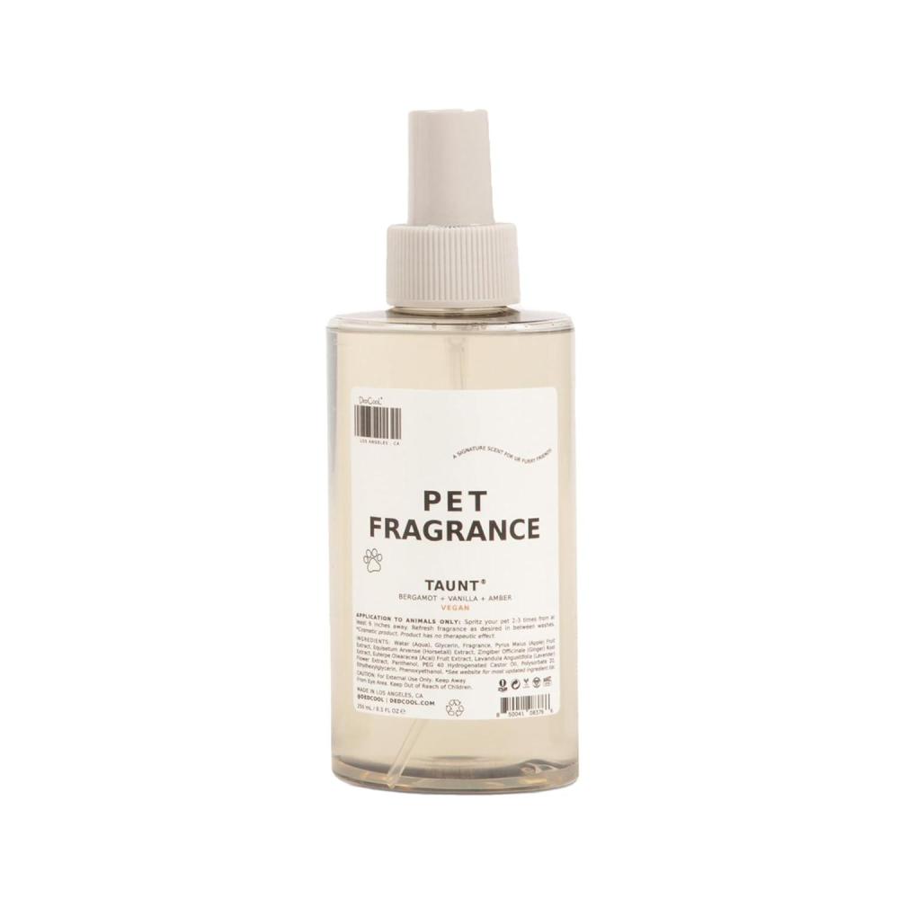 imageDedCool Pet Fragrance 01 Taunt  Luxury Pet Perfume ampamp Grooming Spray for Dogs Cats ampamp Puppies  Long Lasting Pet Deodorizer ampamp Indoor Odor Eliminator  Clean NonToxic Vegan EcoFriendly  85 fl oz