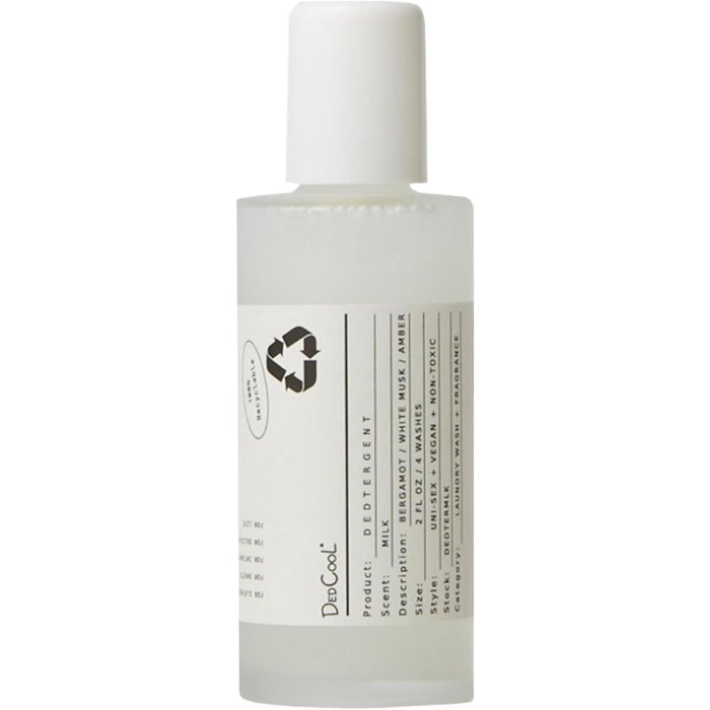 imageDedCool Liquid Laundry Dedtergent Mini 05 Spring 2 fl oz Luxurious Fragrance Scented Removes Stains Infused with Natural Essential Oils Vegan NonToxic Cruelty ampamp Dye Free GenderlessMilk