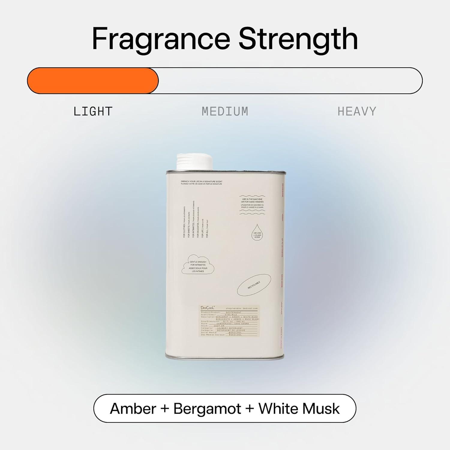 imageDedCool Liquid Laundry Dedtergent Xtra Milk Luxurious Fragrance Detergent Removes Stains Infused with Natural Essential Oils NonToxic 120 Washes 64 Fl OzXtra Milk