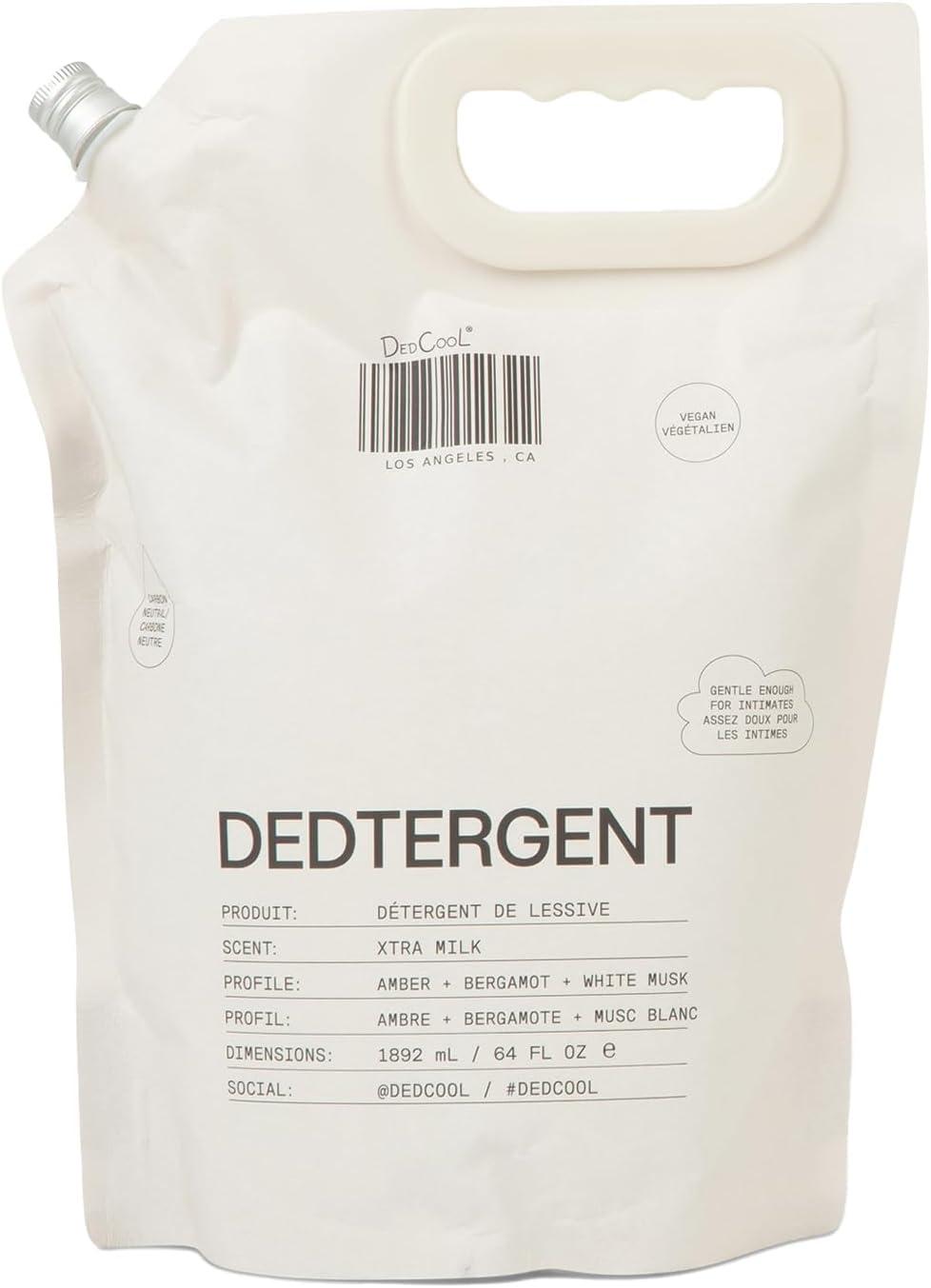 imageDedCool Liquid Laundry Dedtergent Xtra Milk Luxurious Fragrance Detergent Removes Stains Infused with Natural Essential Oils NonToxic 120 Washes 64 Fl OzXtra Milk