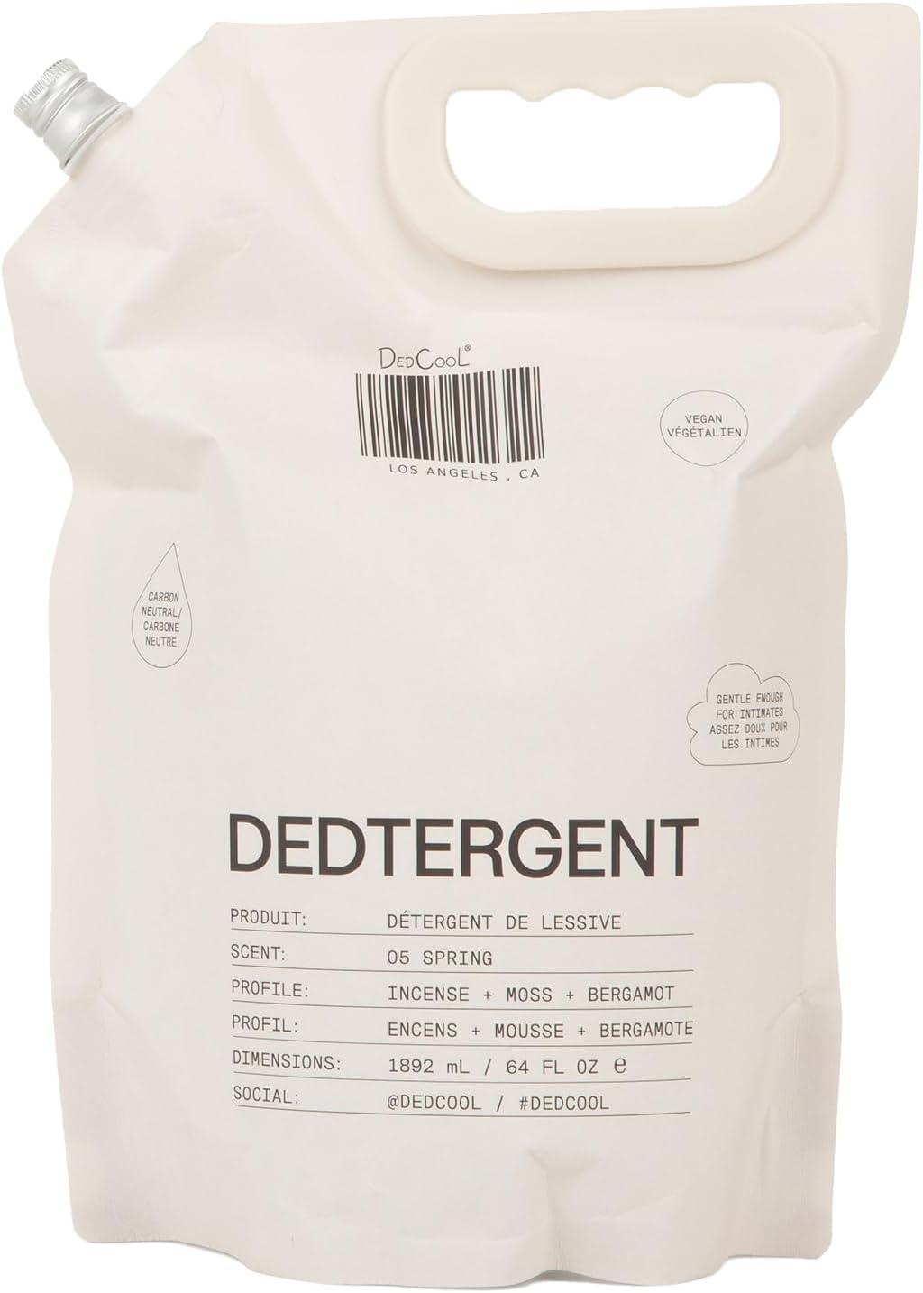 imageDedCool Liquid Laundry Dedtergent Xtra Milk Luxurious Fragrance Detergent Removes Stains Infused with Natural Essential Oils NonToxic 120 Washes 64 Fl Oz05 Spring