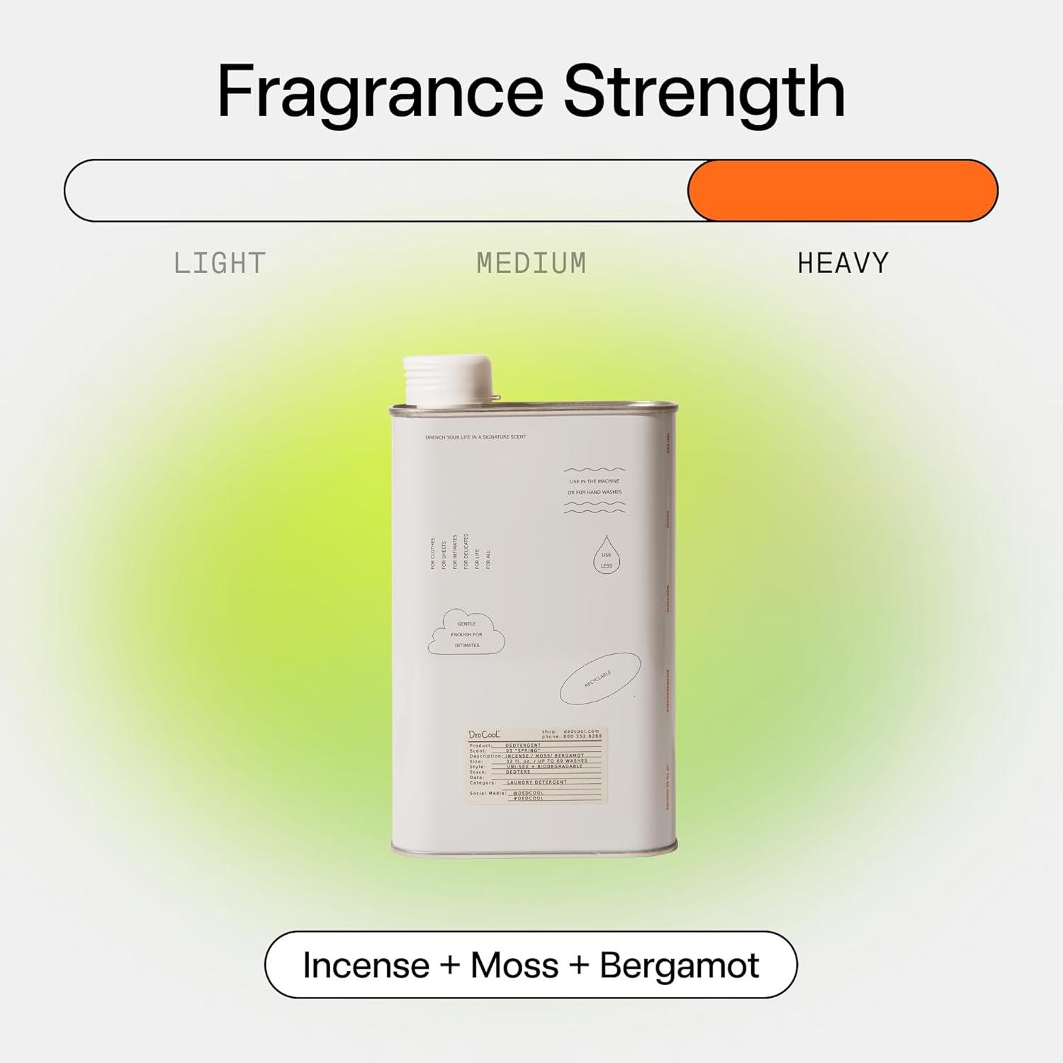 imageDedCool Liquid Laundry Dedtergent Xtra Milk Luxurious Fragrance Detergent Removes Stains Infused with Natural Essential Oils NonToxic 120 Washes 64 Fl Oz05 Spring