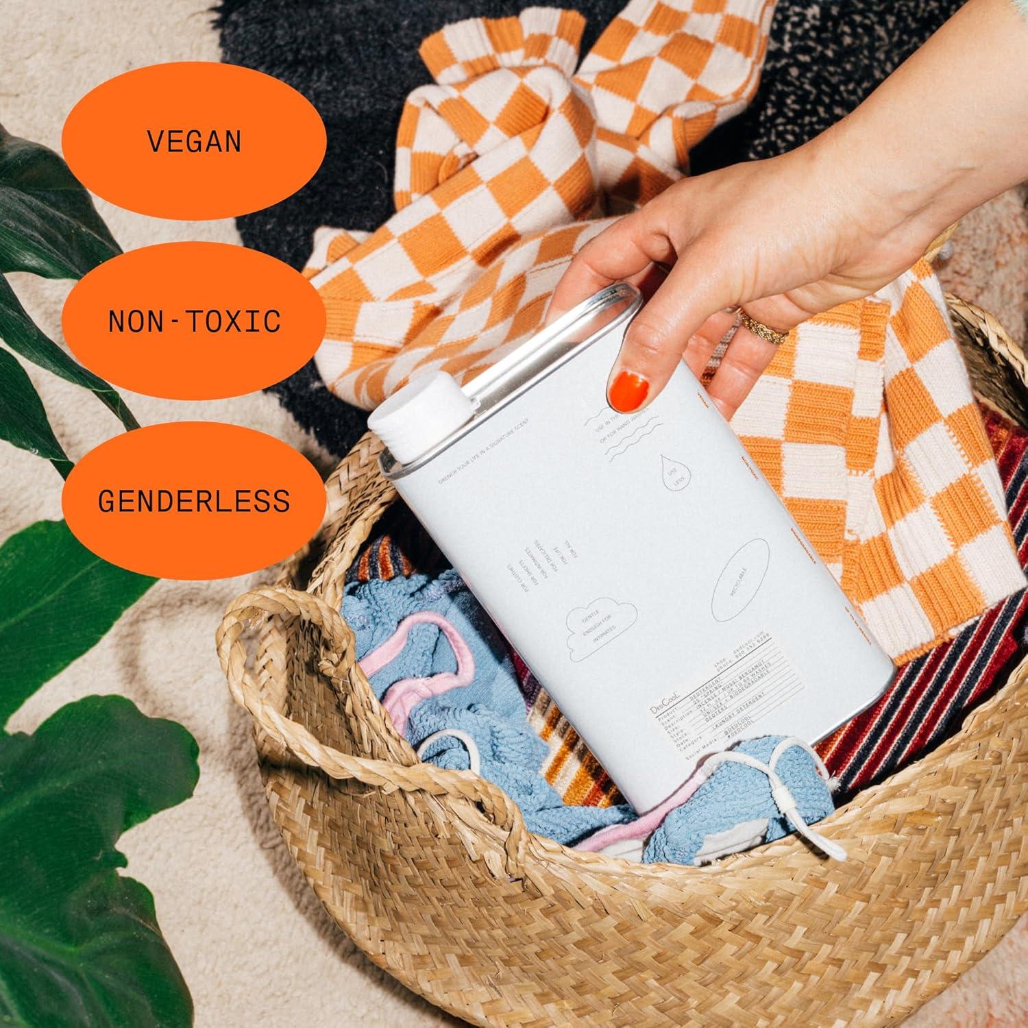 imageDedCool Liquid Laundry Dedtergent Xtra Milk Luxurious Fragrance Detergent Removes Stains Infused with Natural Essential Oils NonToxic 120 Washes 64 Fl OzXtraMilk