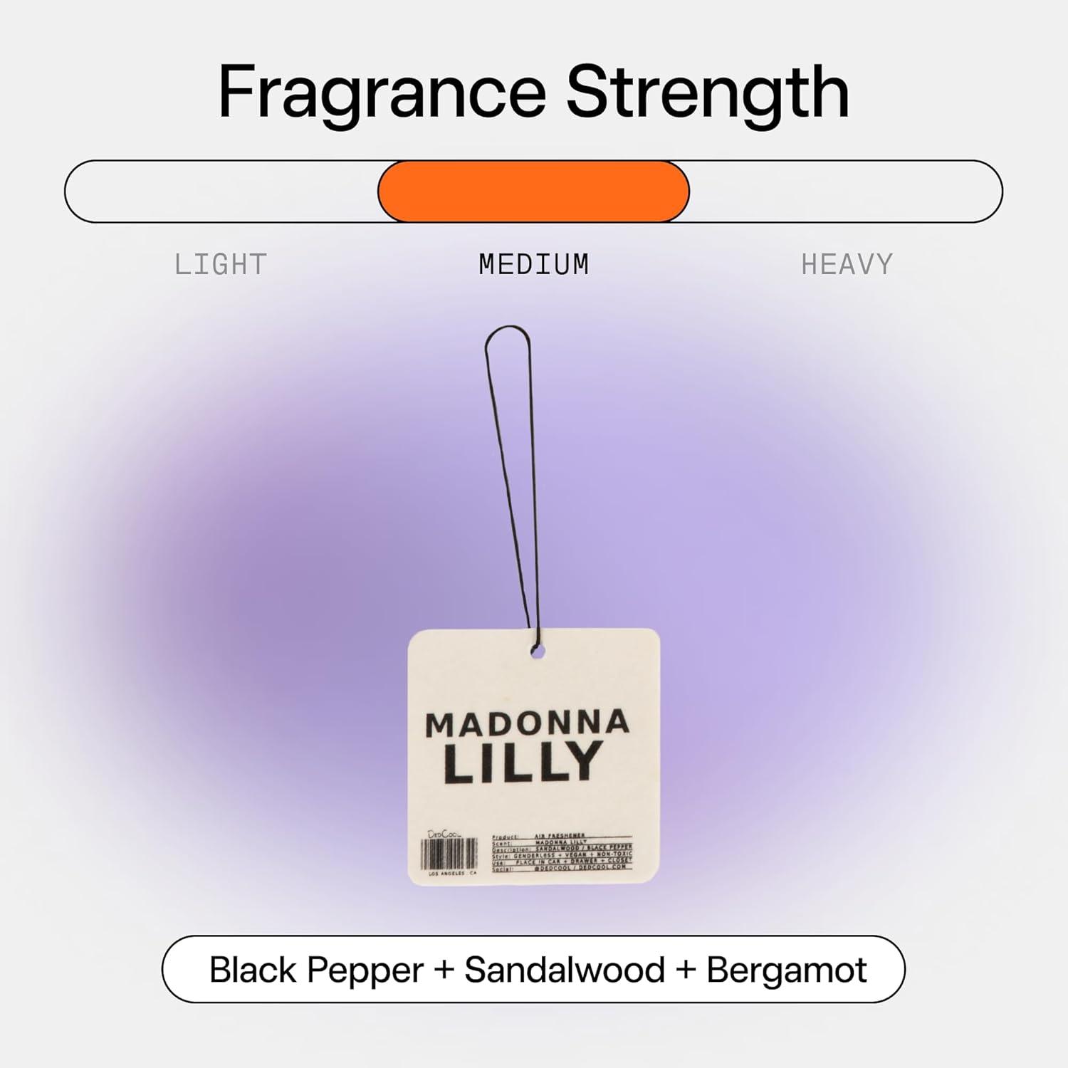 image:imageDedCool Air Freshener 01 Taunt For Cars Closets amp Drawers Hanging Odor Eliminator LongLasting Scent Infused with Essential Oils Vegan NonToxic CrueltyFree Fragrance For AllMadonna Lilly