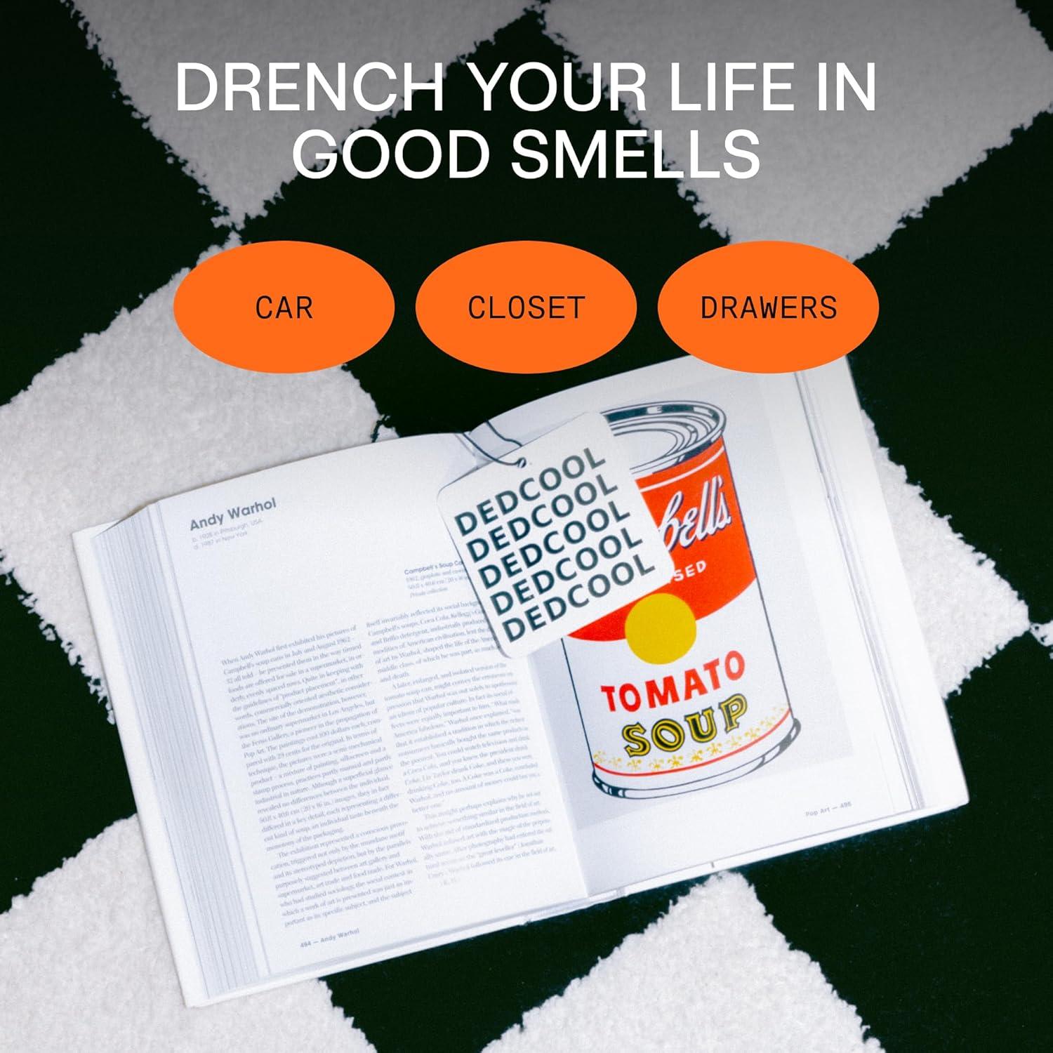image:imageDedCool Air Freshener 01 Taunt For Cars Closets amp Drawers Hanging Odor Eliminator LongLasting Scent Infused with Essential Oils Vegan NonToxic CrueltyFree Fragrance For AllMadonna Lilly