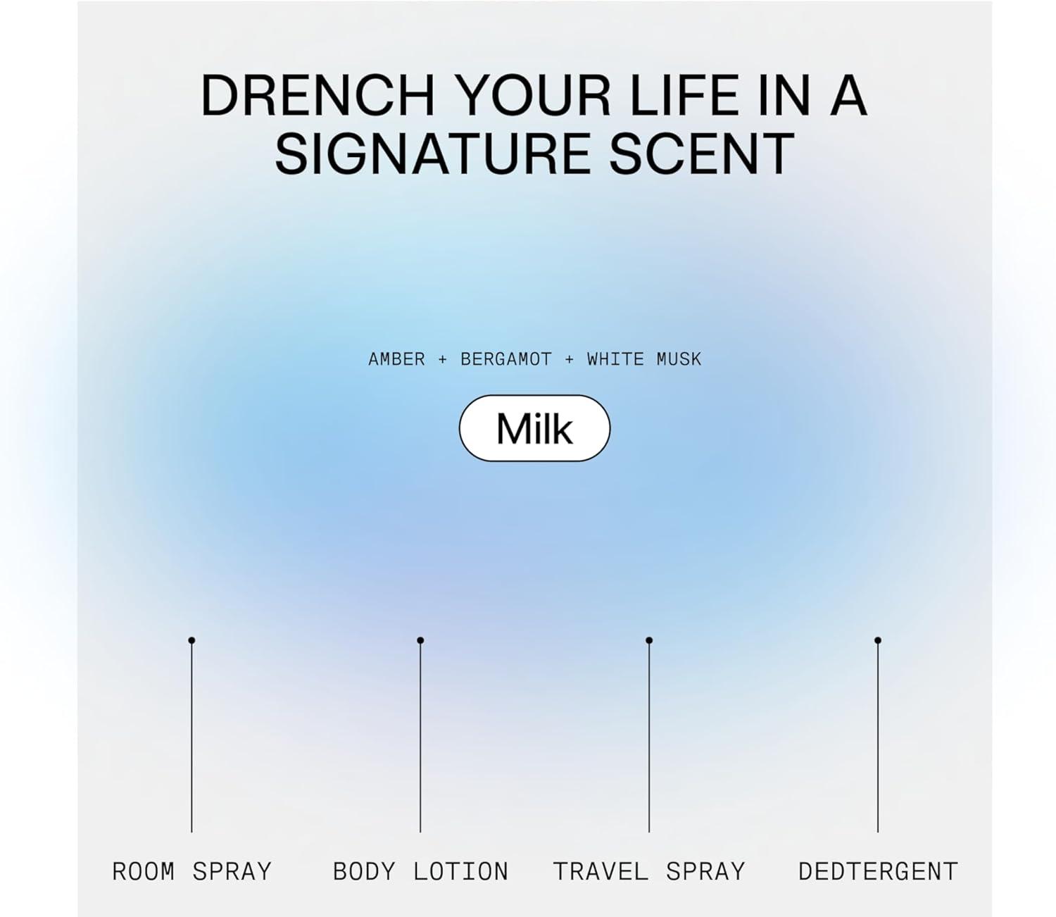 image:imageDedCool Liquid Laundry Dedtergent Mochi Milk Luxurious Sweet Scent StainRemoving Formula Infused with Natural Essential Oils NonToxic 60 Washes 32 fl ozMilk