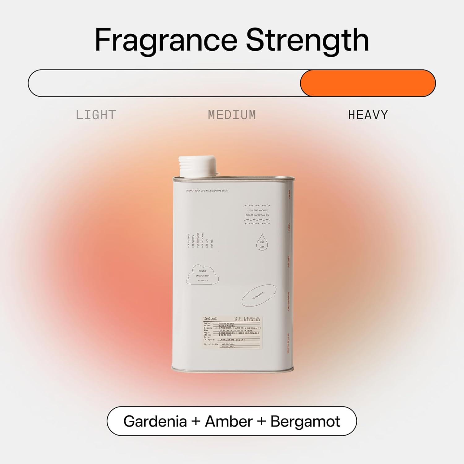 image:imageDedCool Liquid Laundry Dedtergent Mochi Milk Luxurious Sweet Scent StainRemoving Formula Infused with Natural Essential Oils NonToxic 60 Washes 32 fl ozRed Dakota