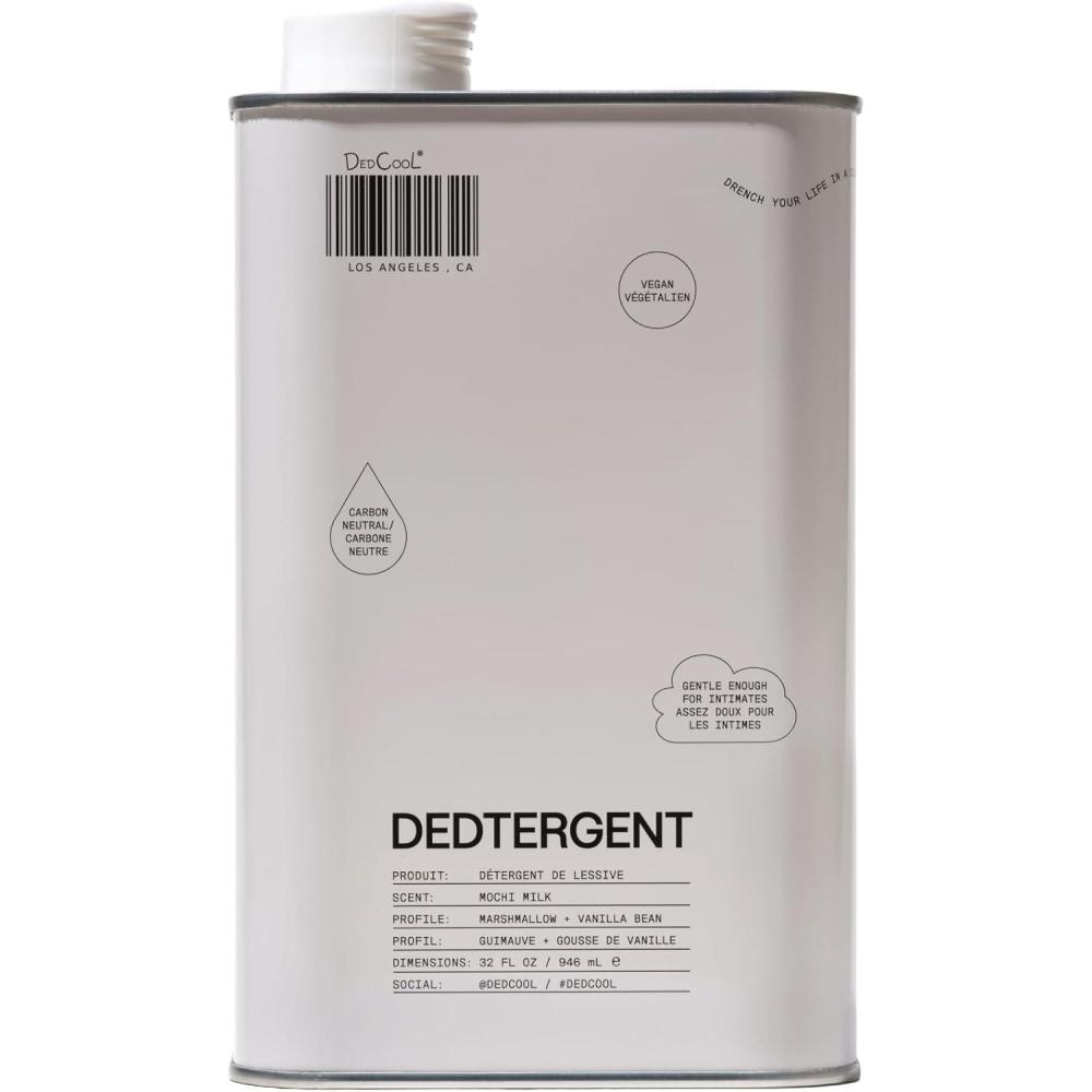 image:imageDedCool Liquid Laundry Dedtergent Mochi Milk Luxurious Sweet Scent StainRemoving Formula Infused with Natural Essential Oils NonToxic 60 Washes 32 fl ozMochi Milk