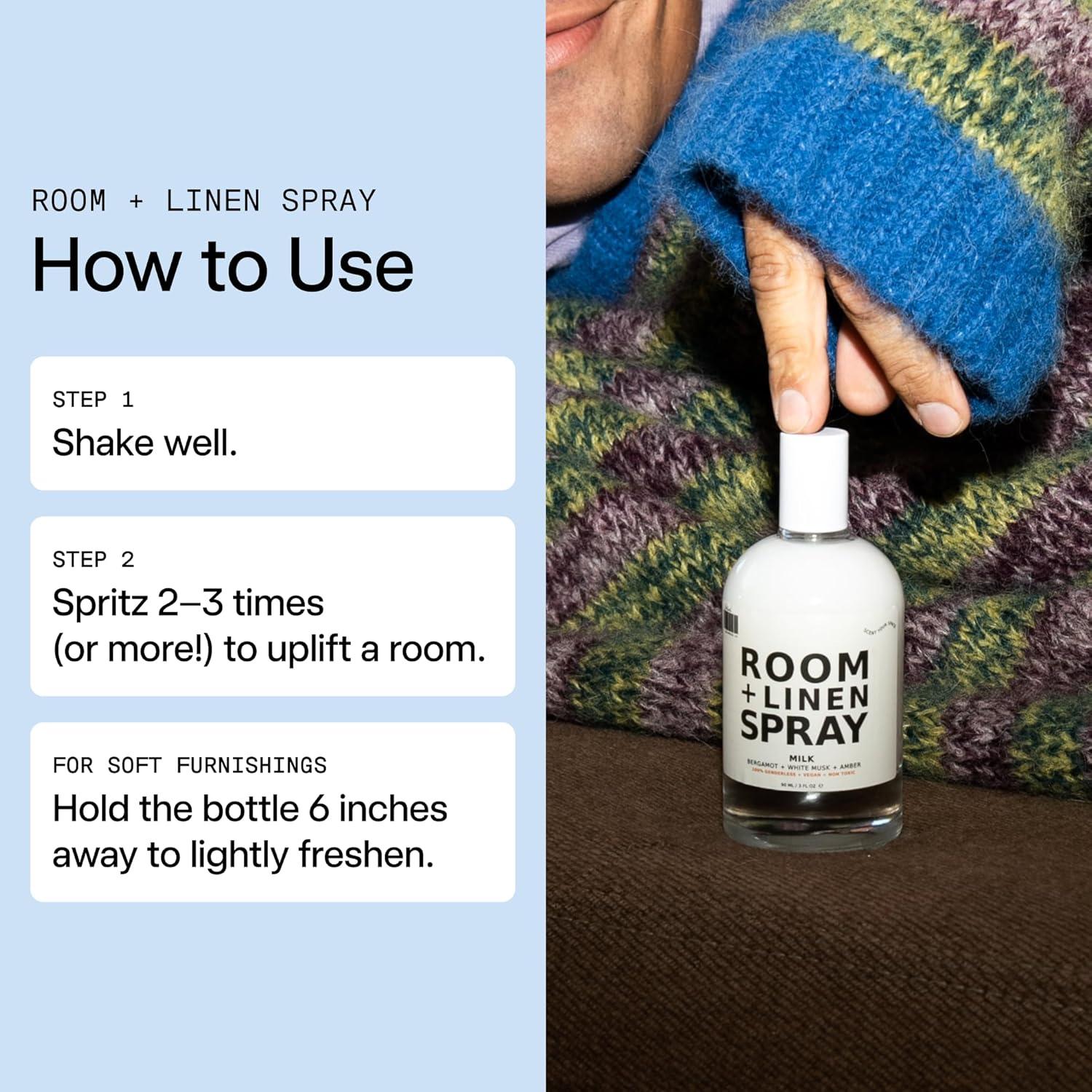 image:imageDedCool Room Linen Spray Mochi Milk Natural Fabric amp Linen Spray NonToxic Essential Oil Infused Freshens Home Bedding Couch Closet amp Bathroom 35 fl oz01 Taunt