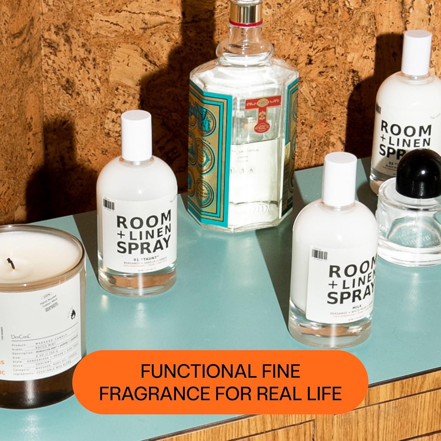 image:imageDedCool Room Linen Spray Mochi Milk Natural Fabric amp Linen Spray NonToxic Essential Oil Infused Freshens Home Bedding Couch Closet amp Bathroom 35 fl oz01 Taunt