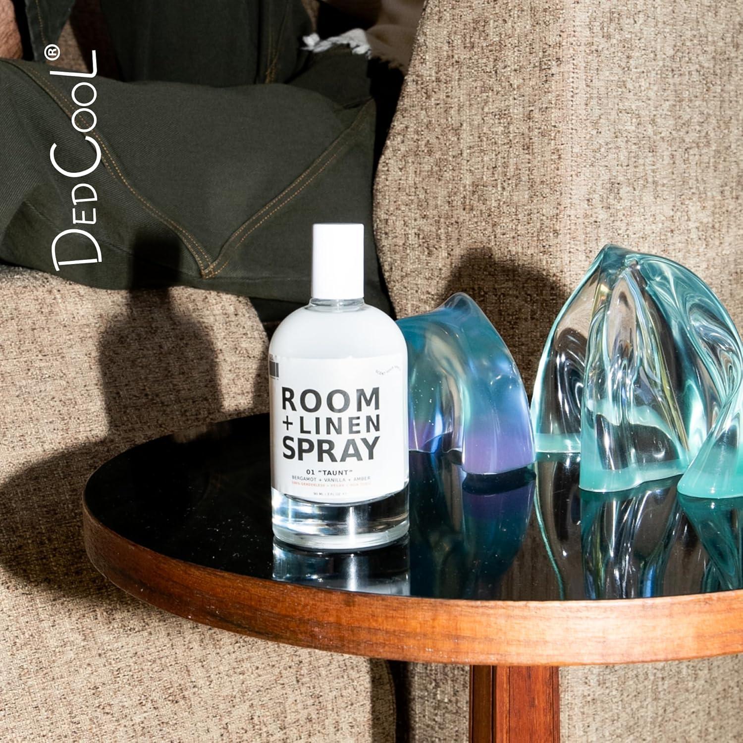 image:imageDedCool Room Linen Spray Mochi Milk Natural Fabric amp Linen Spray NonToxic Essential Oil Infused Freshens Home Bedding Couch Closet amp Bathroom 35 fl oz01 Taunt