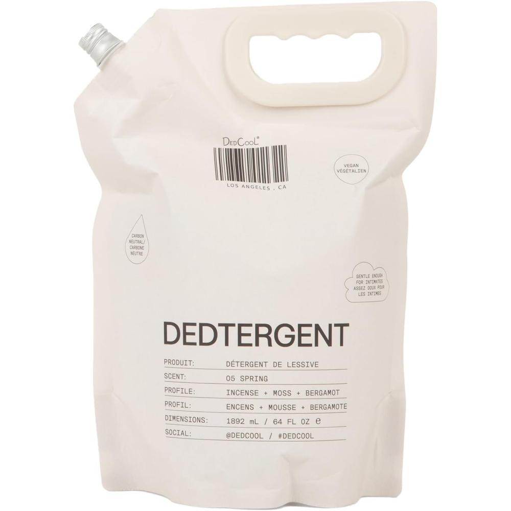 image:imageDedCool Liquid Laundry Detergent 05 Spring Fresh Floral Scent StainRemoving Formula Infused with Natural Essential Oils NonToxic 120 Washes 64 fl oz