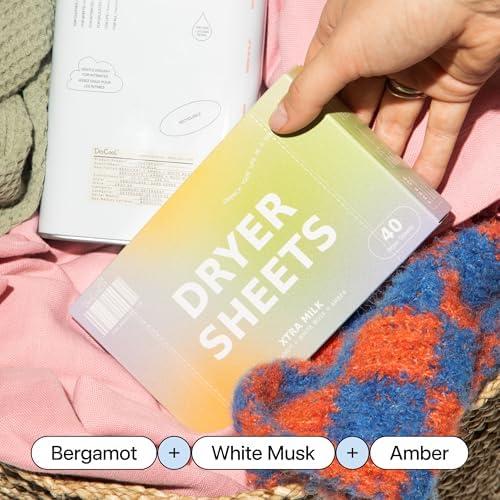 image:imageDedCool Liquid Laundry Detergent amp Dryer Sheets Bundle Xtra Milk Bergamot Vanilla amp Amber StainRemoving Formula Softens amp Freshens NonToxic Vegan
