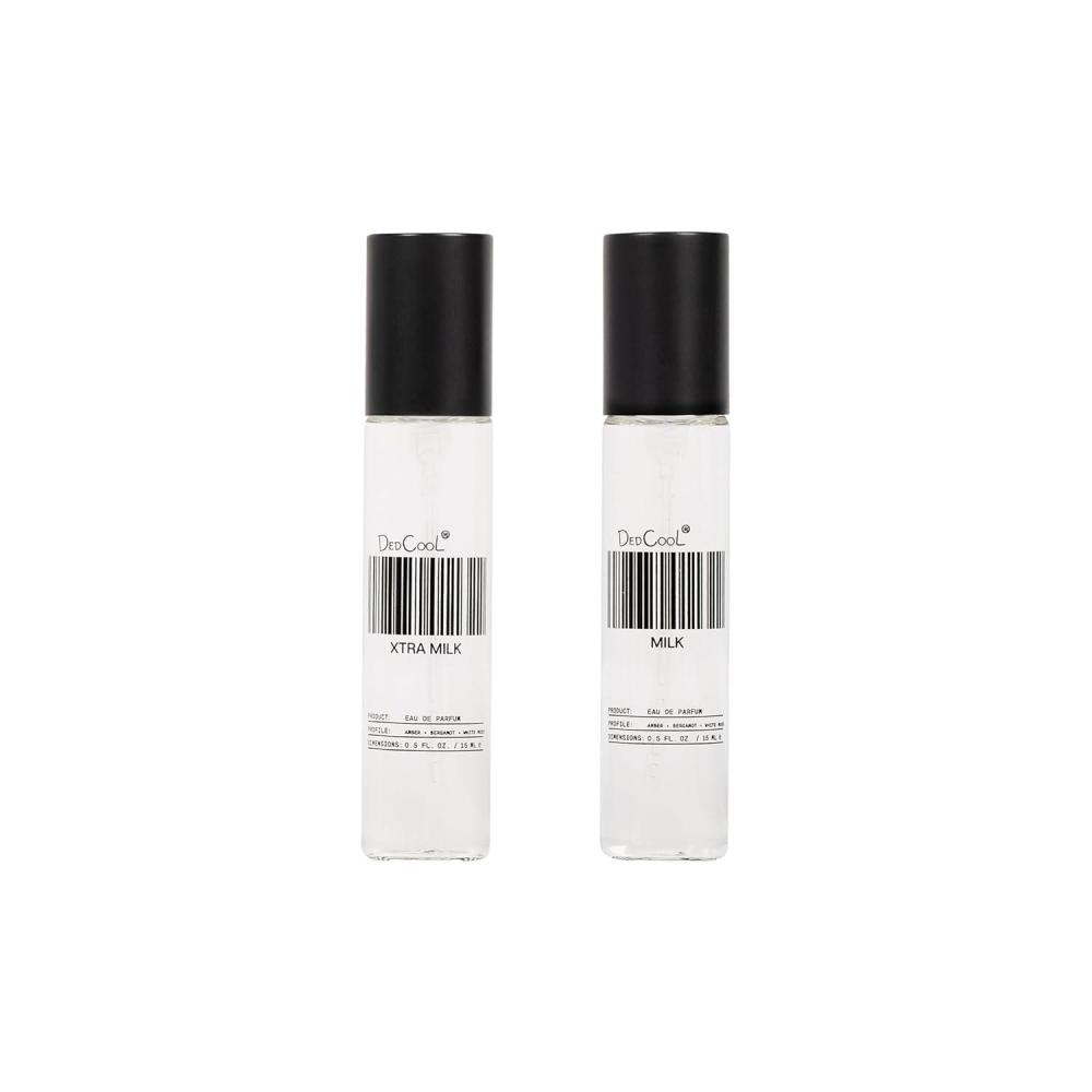 image:imageDedCool Eau de Parfum 15 mL Duo Xtra Milk amp Milk Bergamot White Musk amp Amber Clean LongLasting Unisex Fragrance NonToxic Vegan